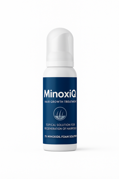 MinoxiQ 5% Foam Minoxidil (3 × 60 ml Pack) – MinoxidilHQ